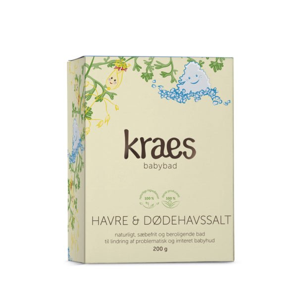 KRAES babybad | Havre & dødehavssalt | 200 g - Naturligtsunde