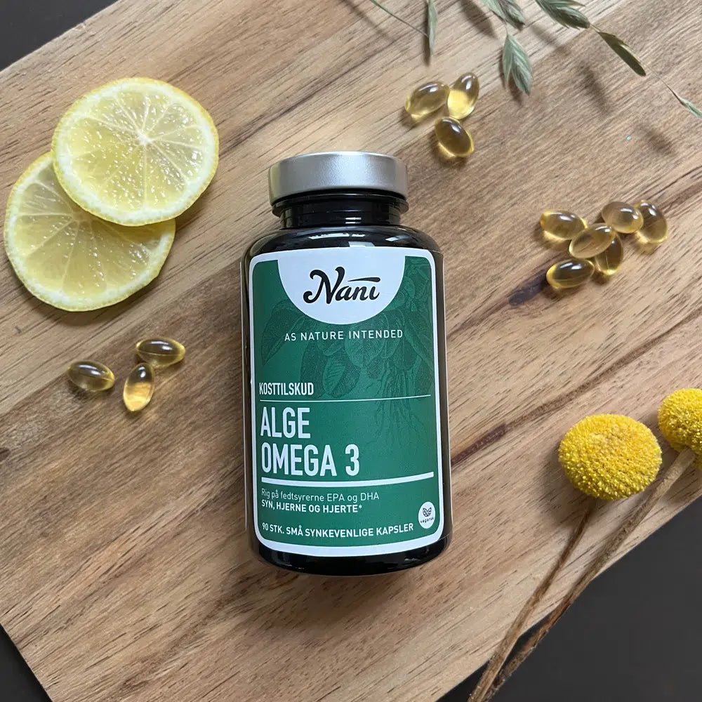 Nani Alge Omega 3 | 90 kapsler - Naturligtsunde