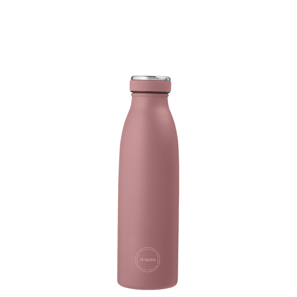 AYA&IDA drikkeflaske | Ash Rose | 500 ml - Naturligtsunde