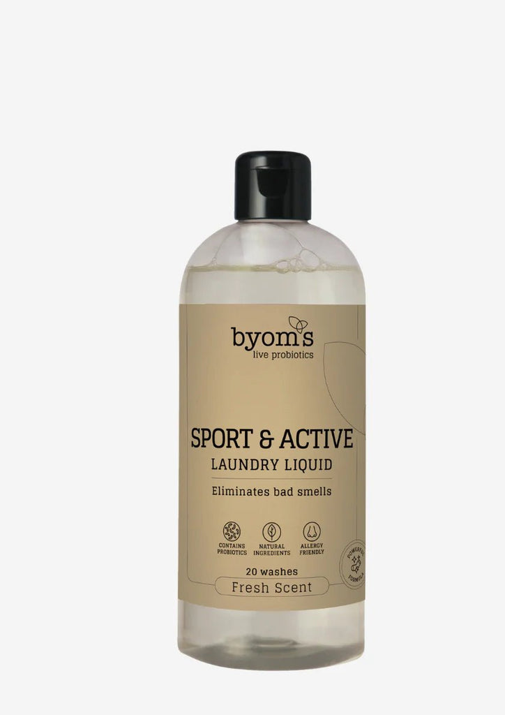 Byoms Sport and Active Laundry Liquid | 400 ml | Fresh Scent - Naturligtsunde