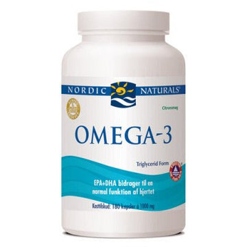 Nordic Naturals Omega 3 - 180 kapsler - Naturligtsunde