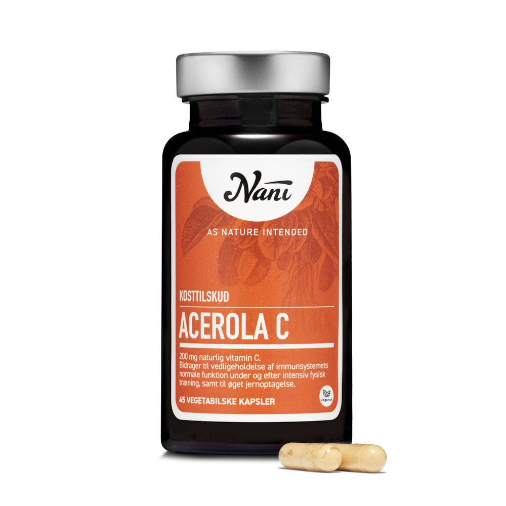 Nani Acerola C vitamin | 45 kapsler - Naturligtsunde