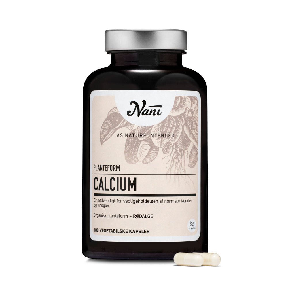 Nani Calcium på organisk planteform | 180 kapsler - Naturligtsunde