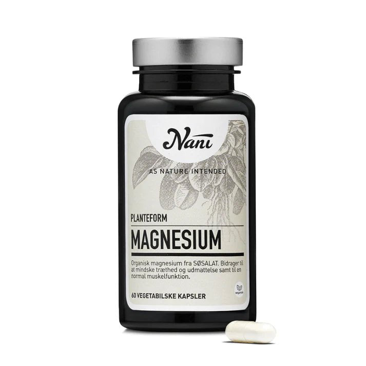 Nani Organisk Magnesium | 60 kapsler - Naturligtsunde