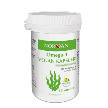 Norsan Omega - 3 Vegan | 80 kapsler - Naturligtsunde