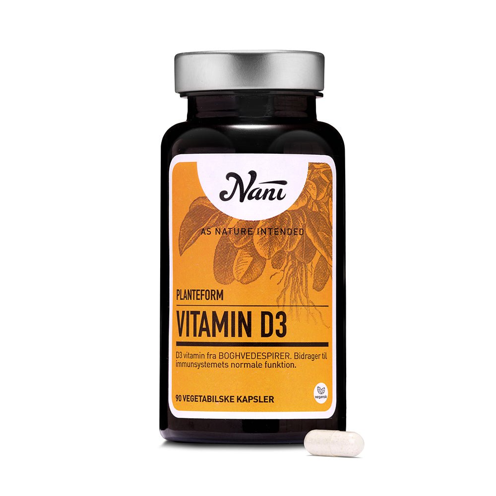 Nani vitamin D3 | 90 kapsler - Naturligtsunde