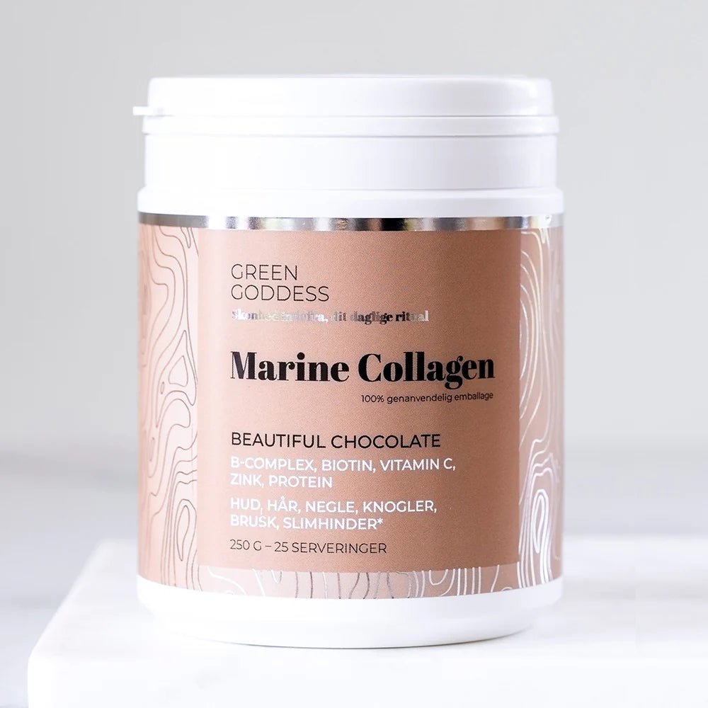 Green Goddess Marine Collagen 250 g | Chocolate - Naturligtsunde