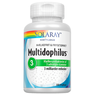 Solaray probiotika | Multidophilus 100 kapsler - Naturligtsunde